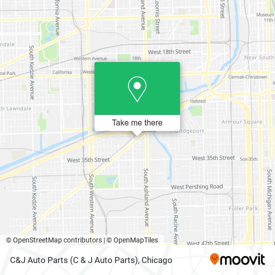 C&J Auto Parts map