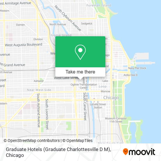Graduate Hotels (Graduate Charlottesville D M) map