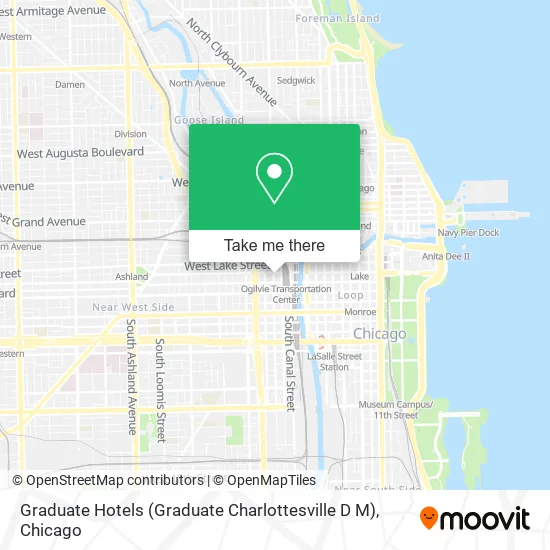 Graduate Hotels (Graduate Charlottesville D M) map