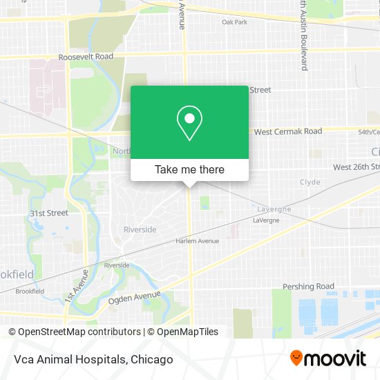 Vca Animal Hospitals map