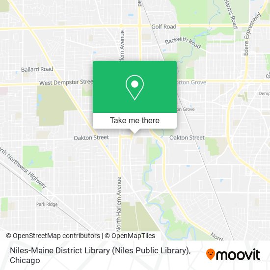 Niles-Maine District Library (Niles Public Library) map