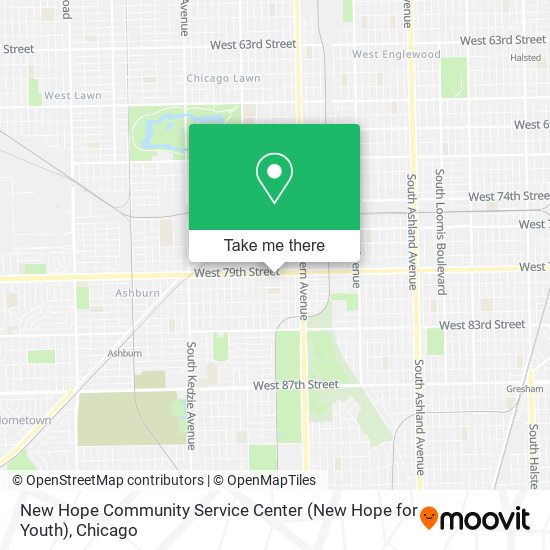 New Hope Community Service Center (New Hope for Youth) map