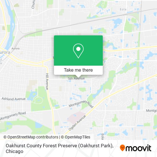 Mapa de Oakhurst County Forest Preserve (Oakhurst Park)