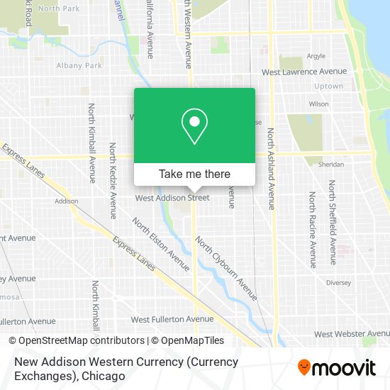 New Addison Western Currency (Currency Exchanges) map