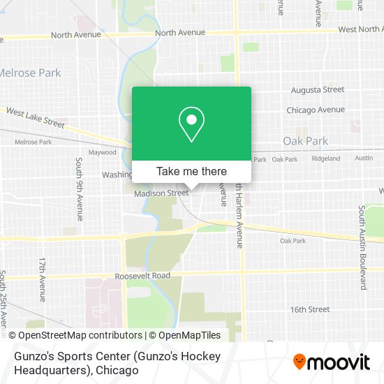 Gunzo's Sports Center (Gunzo's Hockey Headquarters) map