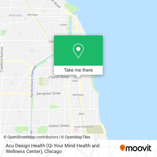 Mapa de Acu Design Health (Qi Your Mind Health and Wellness Center)