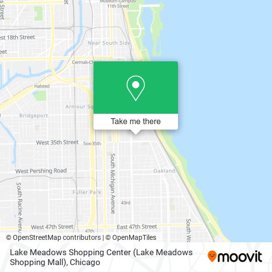 Lake Meadows Shopping Center map