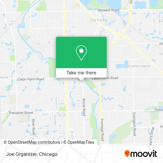 Joe Organizer map