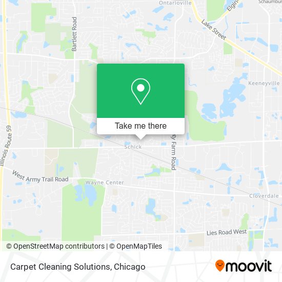 Carpet Cleaning Solutions map
