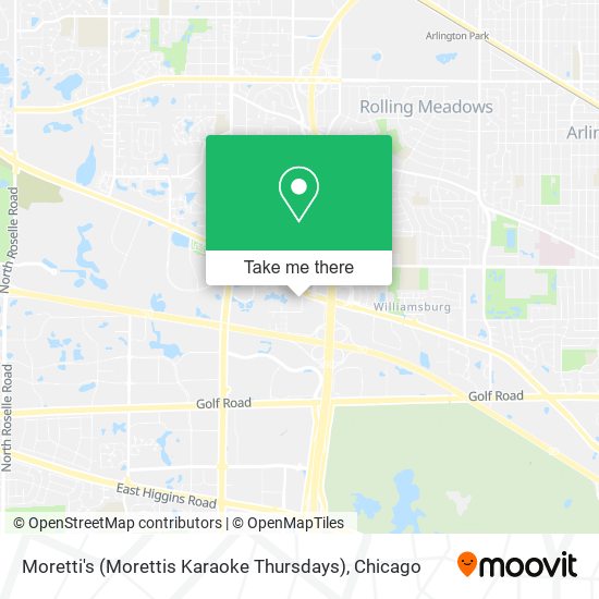 Moretti's (Morettis Karaoke Thursdays) map