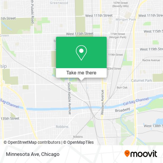 Mapa de Minnesota Ave