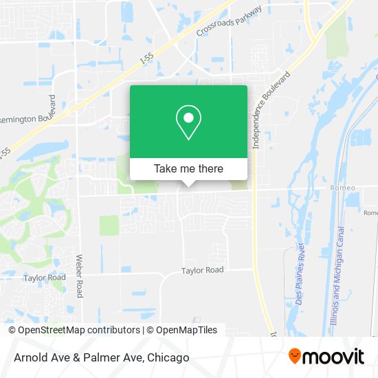 Mapa de Arnold Ave & Palmer Ave