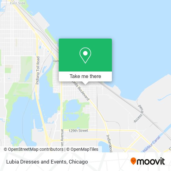 Lubia Dresses and Events map