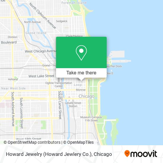 Mapa de Howard Jewelry (Howard Jewlery Co.)