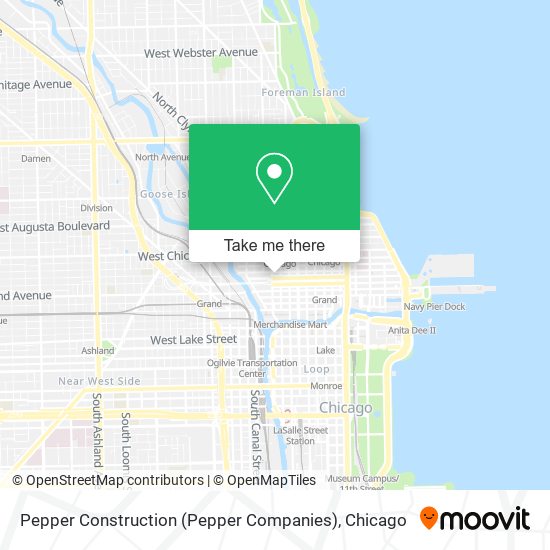 Mapa de Pepper Construction (Pepper Companies)