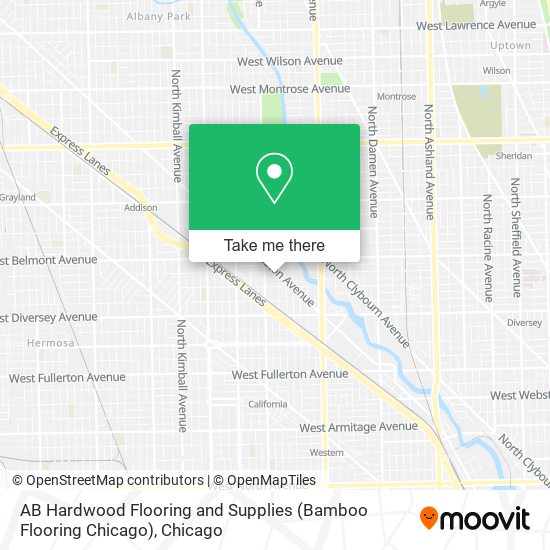 AB Hardwood Flooring and Supplies (Bamboo Flooring Chicago) map