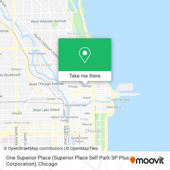 One Superior Place (Superior Place Self Park SP Plus Corporation) map