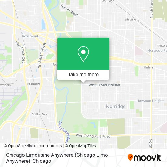 Mapa de Chicago Limousine Anywhere (Chicago Limo Anywhere)