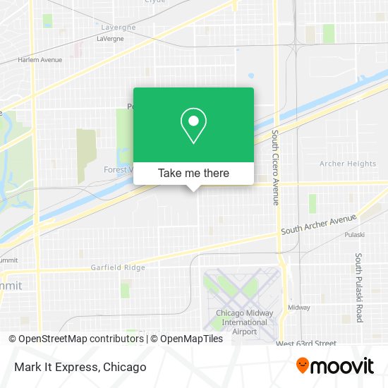 Mark It Express map