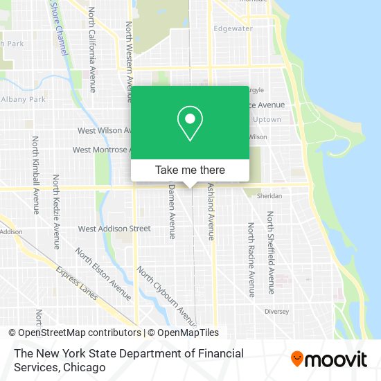 Mapa de The New York State Department of Financial Services