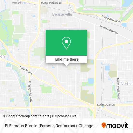 Mapa de El Famous Burrito (Famous Restaurant)