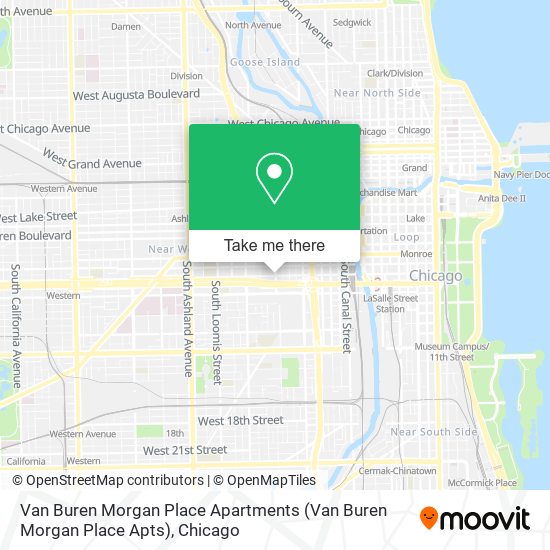 Mapa de Van Buren Morgan Place Apartments