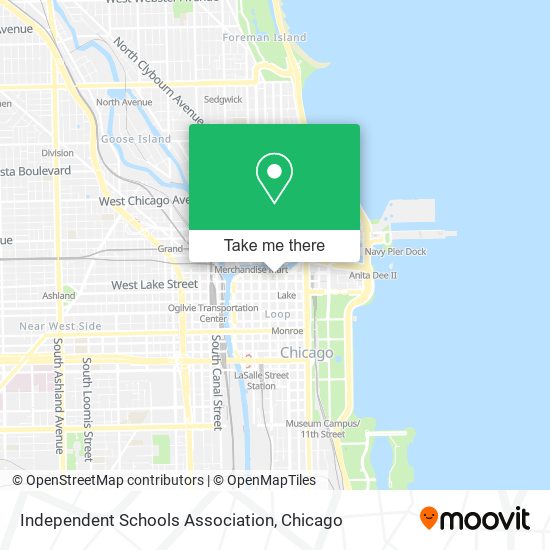 Independent Schools Association map