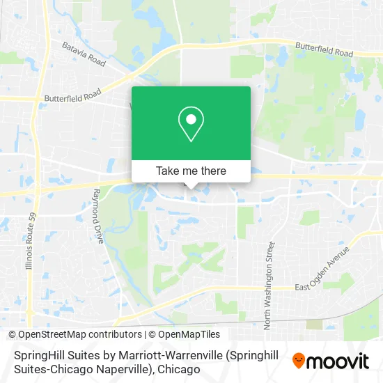 SpringHill Suites by Marriott-Warrenville (Springhill Suites-Chicago Naperville) map