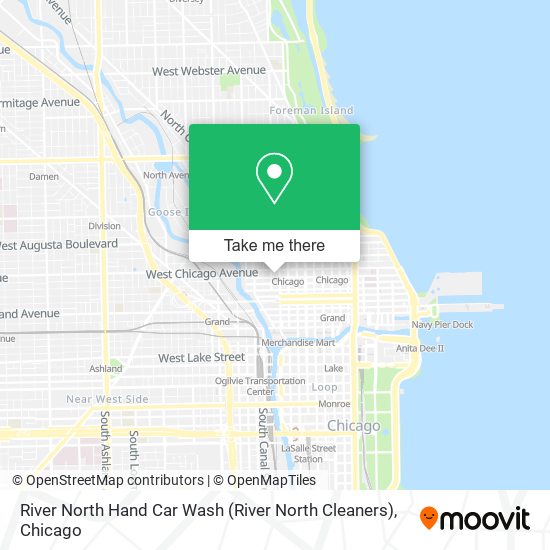 River North Hand Car Wash (River North Cleaners) map