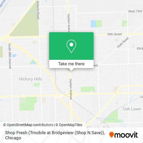 Shop Fresh (Tmobile at Bridgeview (Shop N Save)) map