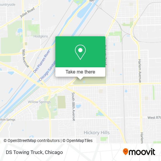 Mapa de DS Towing Truck