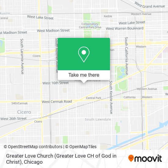 Greater Love Church (Greater Love CH of God in Christ) map