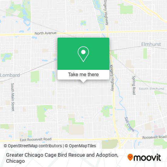 Mapa de Greater Chicago Cage Bird Rescue and Adoption