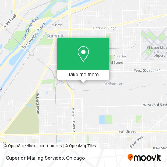 Superior Mailing Services map