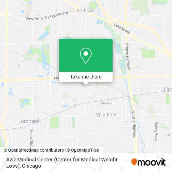 Mapa de Aziz Medical Center (Center for Medical Weight Loss)