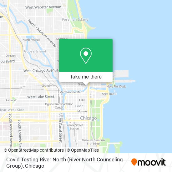 Covid Testing River North (River North Counseling Group) map
