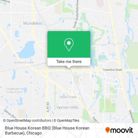 Blue House Korean BBQ map