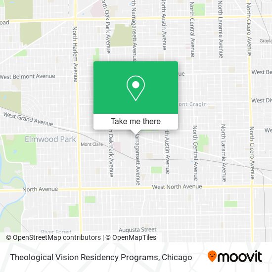 Theological Vision Residency Programs map