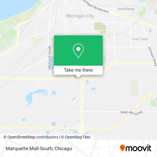 Mapa de Marquette Mall-South