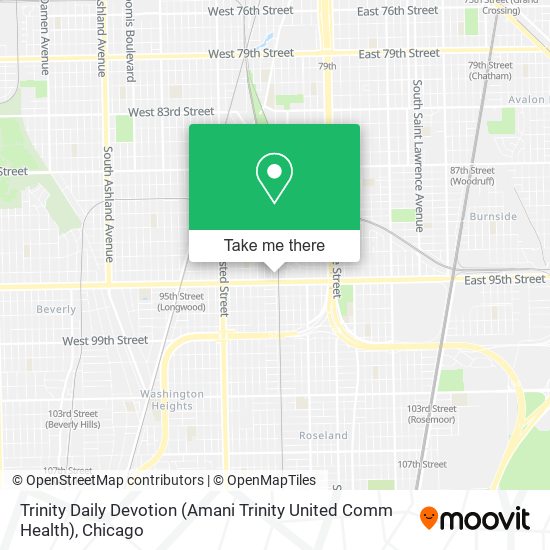 Trinity Daily Devotion (Amani Trinity United Comm Health) map