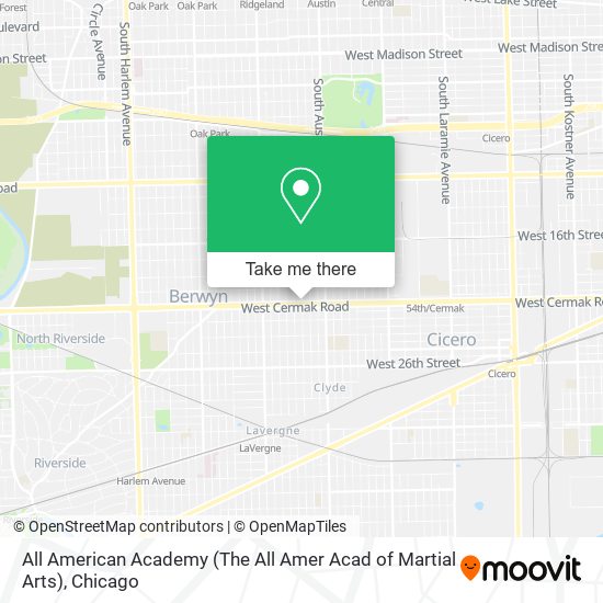 Mapa de All American Academy (The All Amer Acad of Martial Arts)