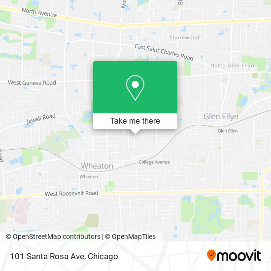 Mapa de 101 Santa Rosa Ave