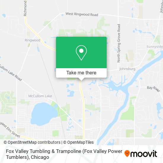 Mapa de Fox Valley Tumbling & Trampoline (Fox Valley Power Tumblers)