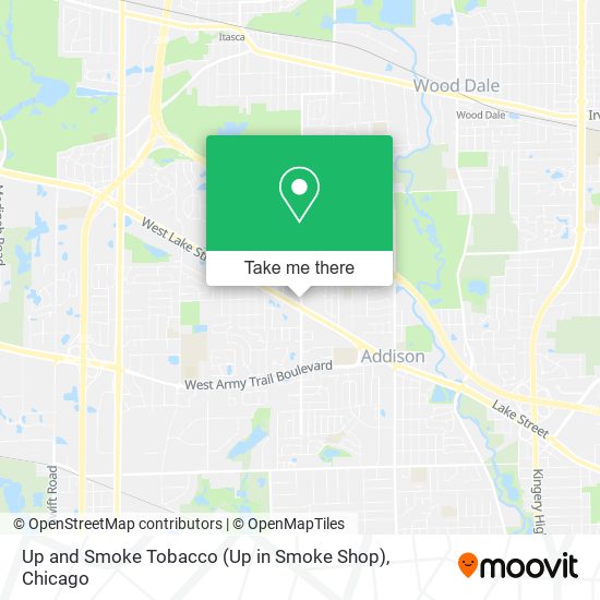 Up and Smoke Tobacco (Up in Smoke Shop) map