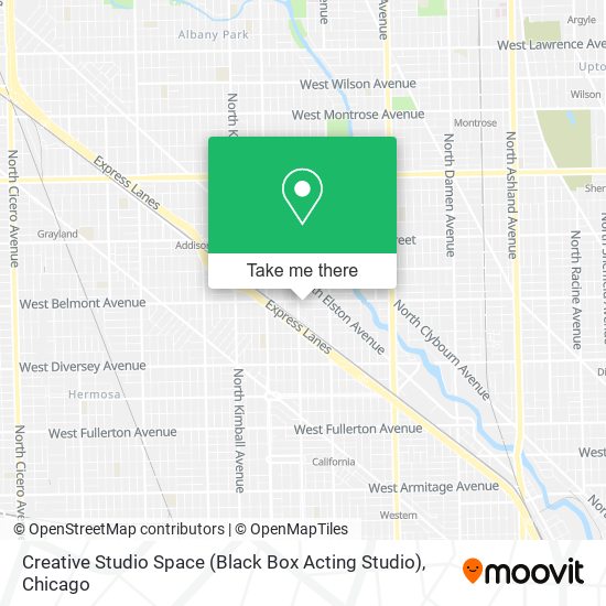 Mapa de Creative Studio Space (Black Box Acting Studio)