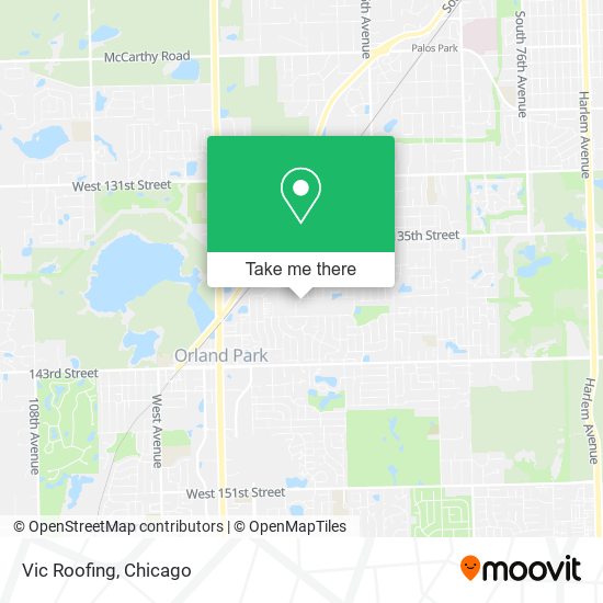 Vic Roofing map