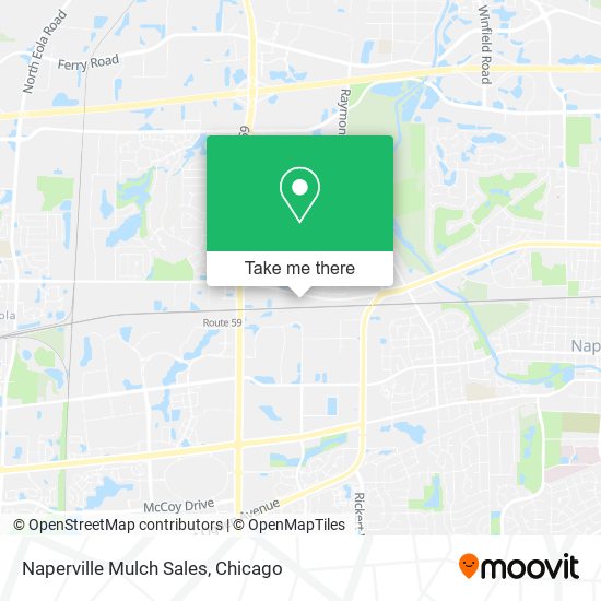 Mapa de Naperville Mulch Sales