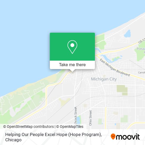 Helping Our People Excel Hope (Hope Program) map