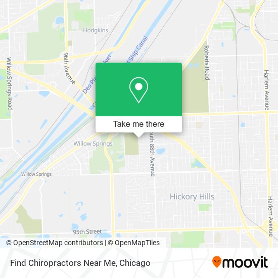 Mapa de Find Chiropractors Near Me