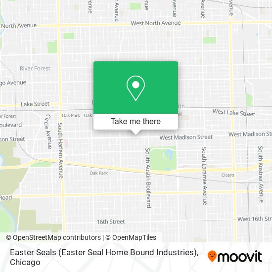 Easter Seals (Easter Seal Home Bound Industries) map